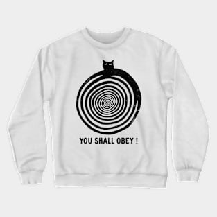 Hypnotic Black Cat Crewneck Sweatshirt